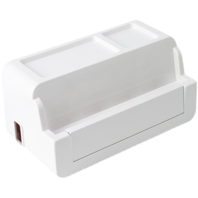 插线板电线收纳神器桌面充电数据线插排插座理线器集线装饰遮挡盒