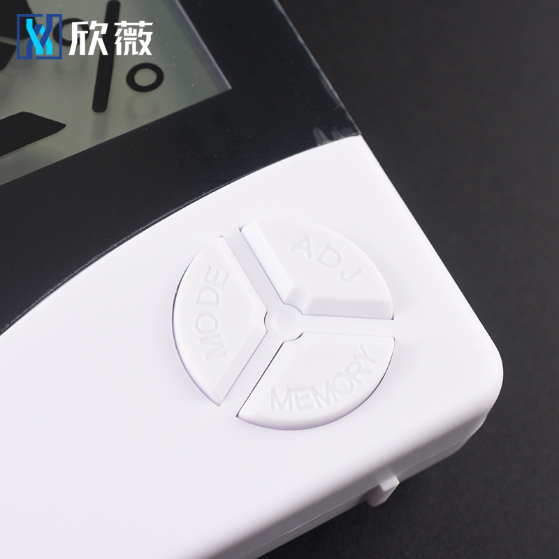 HTC-1电子数显温湿度计家用室内婴儿房高精度温度表温度计 带闹钟