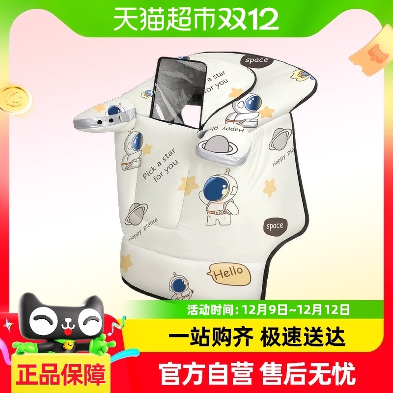 儿童亲子款电动车挡风被冬季加绒加厚防水电瓶摩托车冬款防雨风罩