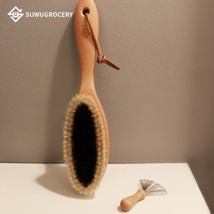 猪毛衣物除尘刷密实织物衣物用刷清理刷子家用羊毛大衣西装护理刷