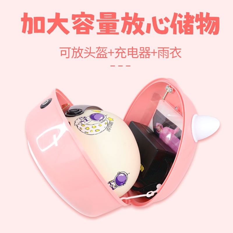 电动车后备箱雅迪Q50尾箱电瓶车通用后靠背置物箱头盔收纳冠能DG6