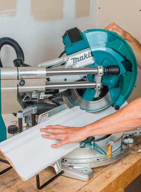 makita牧田LS1219L铝合金木材切割锯滑动式木工12寸切割机界铝机