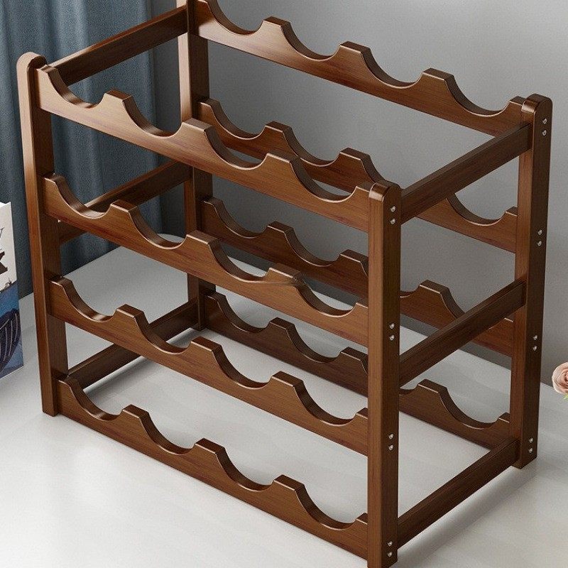 酒架摆件置物架小型吧台红酒展示架家用实木酒柜架简易葡萄酒摆放,餐饮具,酒架,淘宝优惠券,粉丝福利购,淘宝优惠卷