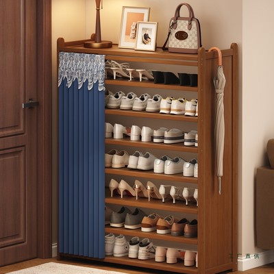 鞋架家用门口多层入户室内小窄2025爆款出租房用好看简易防尘鞋柜