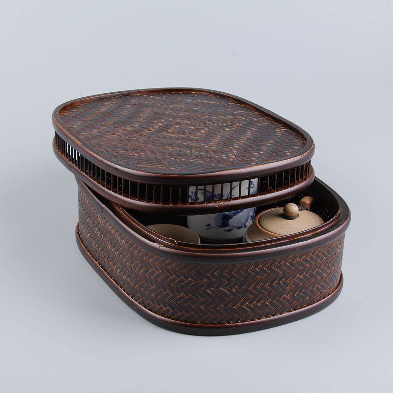 日式竹编大漆茶具收纳筐 茶叶收纳篮子 竹编盒 漆器 茶道零配,餐饮具,果盆/果盘/果篮,淘宝优惠券,粉丝福利购,淘宝优惠卷