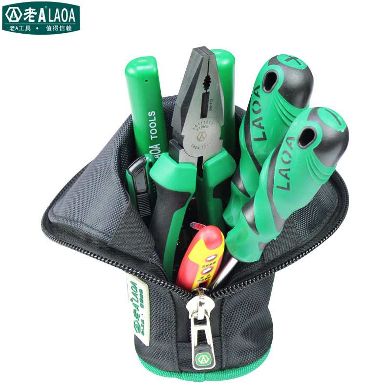 老A 多功能家用组套 网线钳网络维修工具组 LA105109电讯工具套装