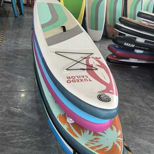 sup站立式充气桨板专业加厚双层冲浪划水板加宽双人站立式专业级