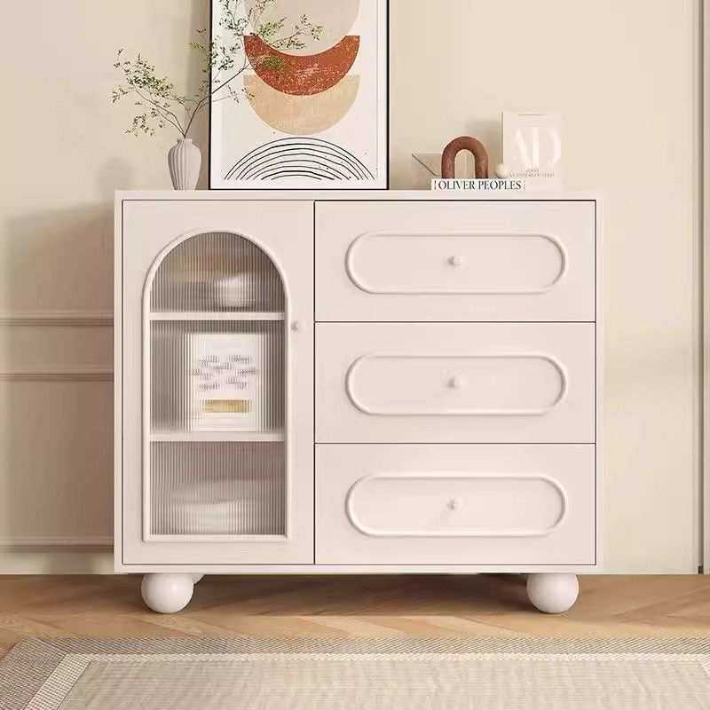 实木餐边柜斗柜小户型轻奢收纳柜储物柜橱柜家用客厅简约靠墙柜子