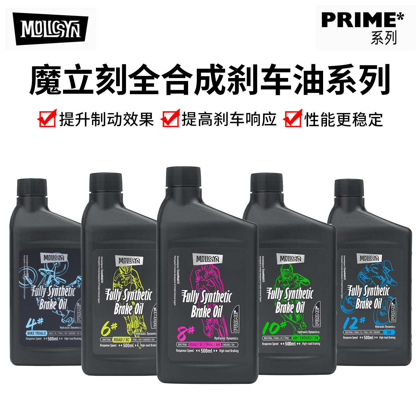 MolicSYN 魔立刻 自行车用全合成刹车油公路山地车油刹矿物油系统