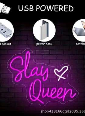 led霓虹灯背板Sweet Dreams 透明亚克力霓虹灯 摆件节日氛围灯