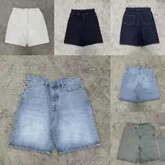 SS Customizable Denim Shorts with Plain Design【High Quality】