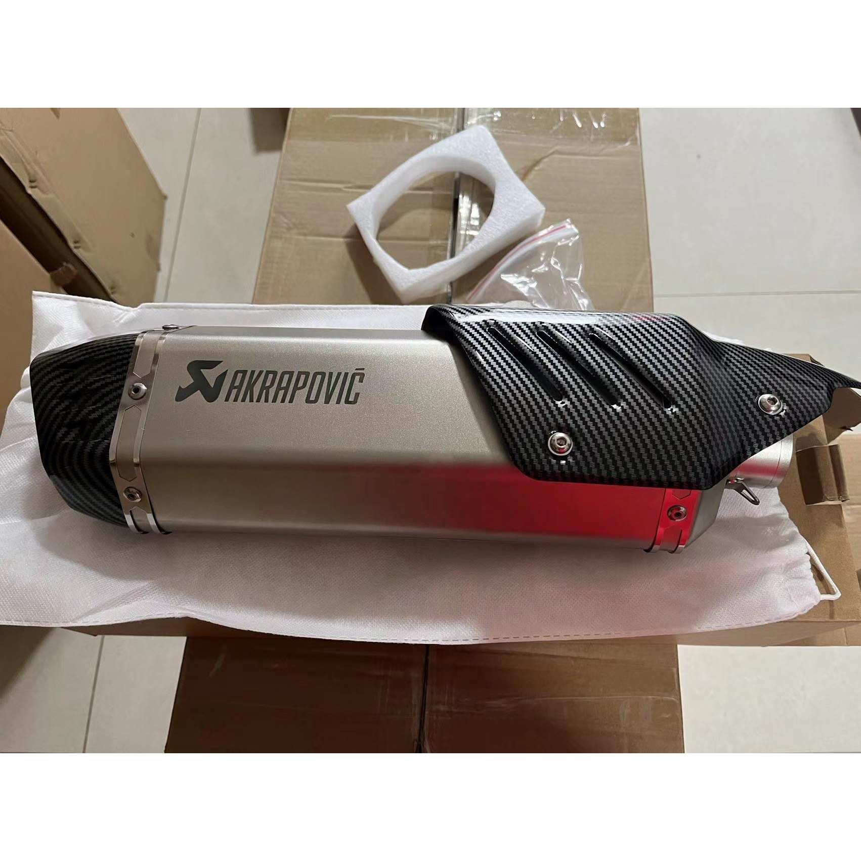 摩托排气改装 S7矩形天蝎排气 无极300 GSX-250R 金鹏502排气管