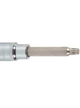 钢盾(SHEFFIELD)S015220 12.5mm系列100mm长花型旋具套筒T20