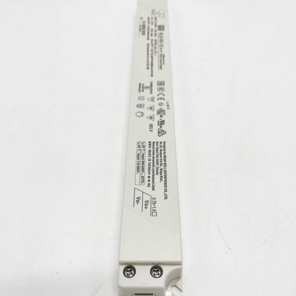 明纬电源SLD-50-12/24/56V恒流恒压50W超薄长条LED线形灯带变压器