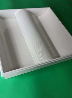 T8明装双管灯盘  工程黑色LED格栅灯盘 180*1200mm应急平板灯