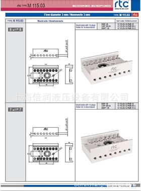 倍润RTC快速接头RTC115.03系列替Staubli