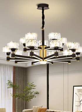 北欧客厅吊灯LED轻奢现代简约全屋灯具套餐餐厅灯卧室灯水晶吊灯