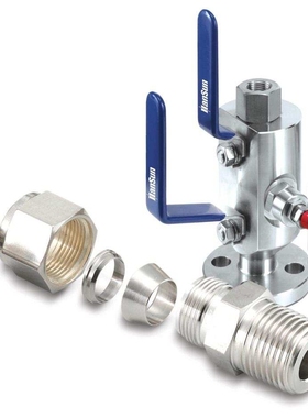 S-LOK接头SAF-4-4N-S6（世伟洛克SS-4-TA-7-4）