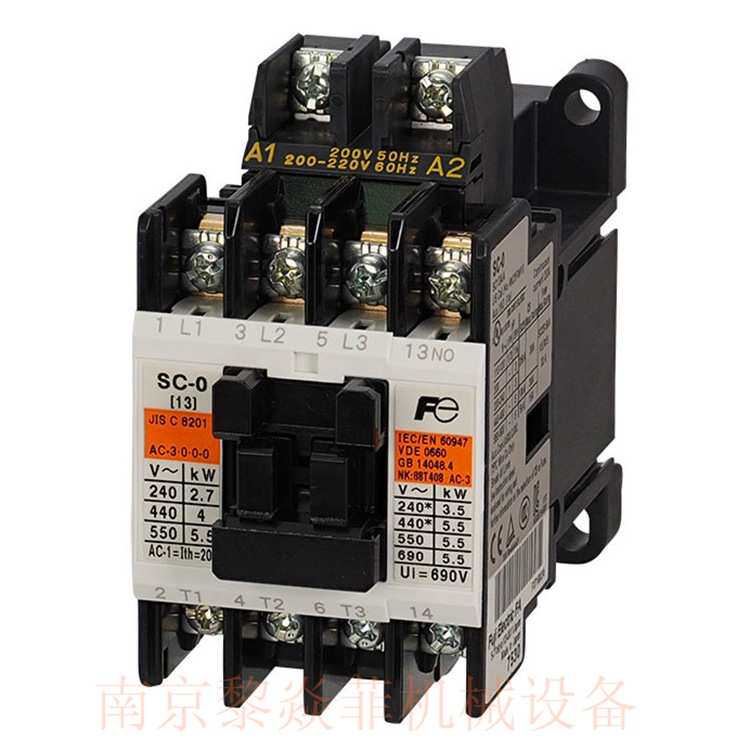 Fuji富士电机快速移动的热电磁接触器SC-5-1/V 触点1NC广东中山