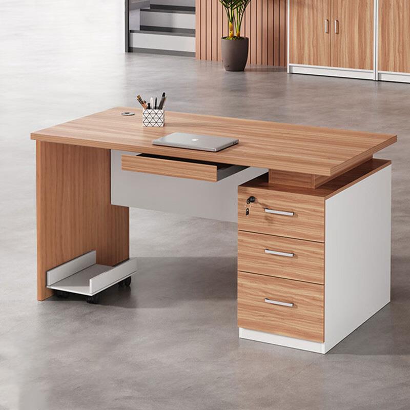 办公室员工写字台单人办公桌简约现代台式职工电脑桌厂家直销