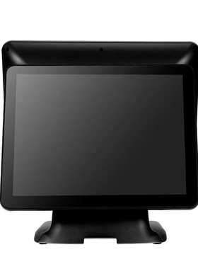 厂家直供 君容餐饮奶茶超市双屏收银机一体机触屏pos收款机