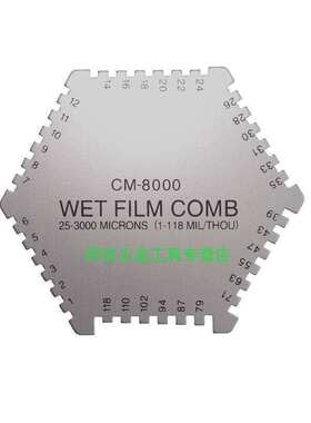 兰泰CM-8000六角湿膜梳 新涂漆层表面湿漆膜厚度 湿膜涂层测厚仪