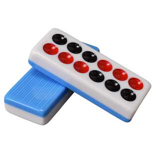 御圣牌九密胺排九彩色大号手搓牌九天九骨牌