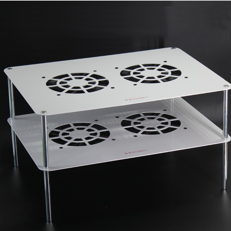 路由器散热架 交换机网件录像机 笔记本 机顶盒 散热器 12CM风扇