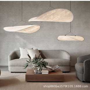 造心家具|设计师简约蚕丝吊灯家用办公室餐厅客厅多个组合吊灯具