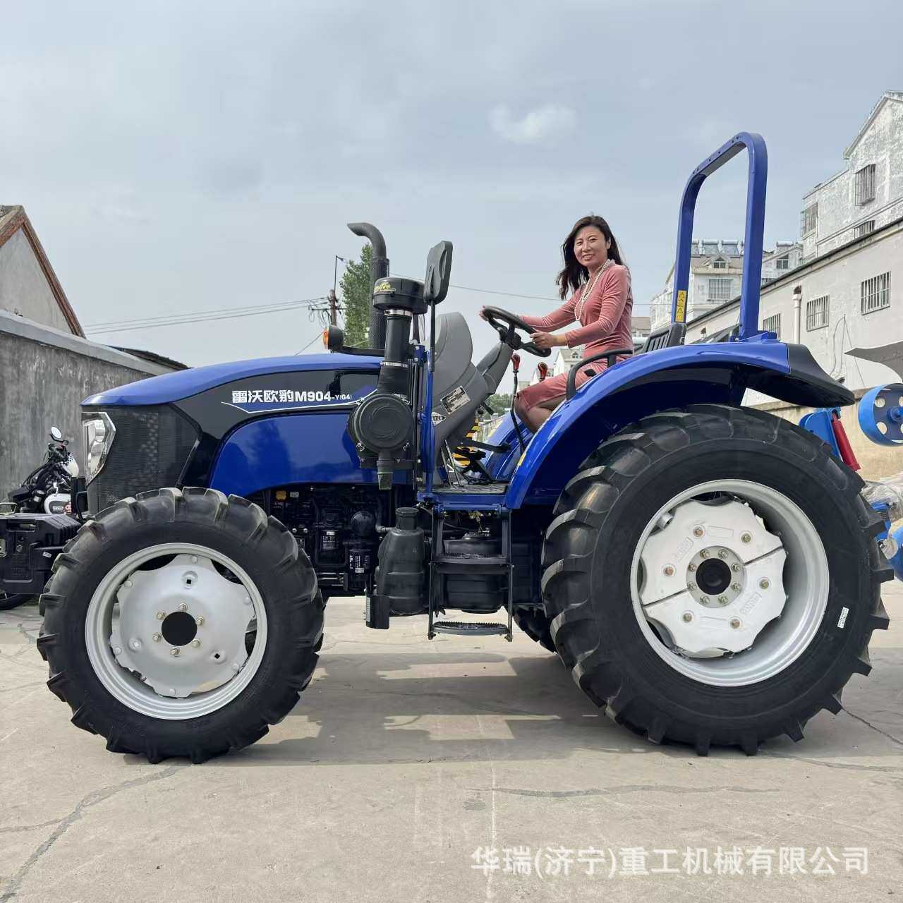 雷沃904补后提车农用拖拉机90马力潍柴发动机  四轮农用拖拉机