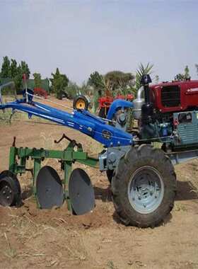 加高151底盘水旱两用手扶拖拉机25马力柴油电启动小型耕地犁田机