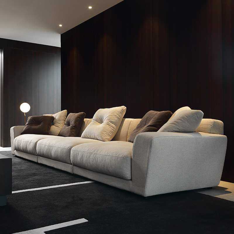 北欧简约现代样板间直排沙发 意式大户型 多人位转角棉麻沙发组合,3C数码配件,USB灯,淘宝优惠券,粉丝福利购,淘宝优惠卷