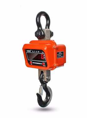 吊钩电子秤10吨价格 橙色外壳10T塔吊电子称 天津10t挂钩秤销售