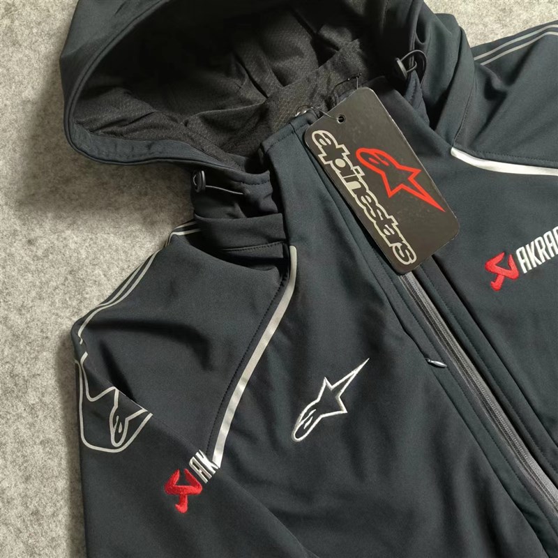 摩托车A星天蝎联名骑行服休闲保暖外套男女秋冬软壳防水a星冲锋衣