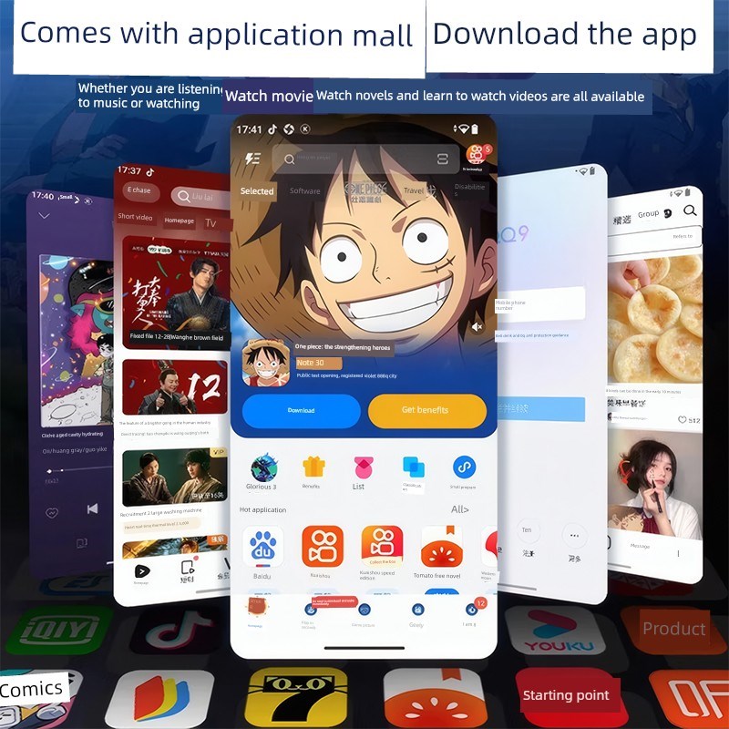 Lewan Mp4可以拍照Mp3随身听高中学生版Mp5听音乐专用与相机Mp9播