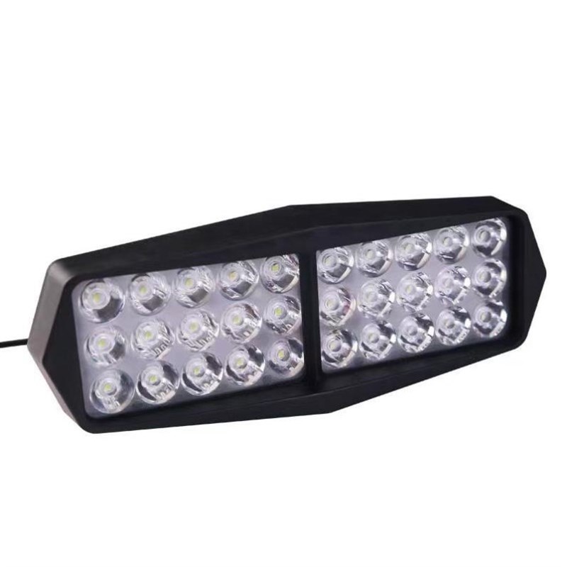 免接线超亮Led电动汽车大灯摩托车强光外置防水通用12-85V智能变