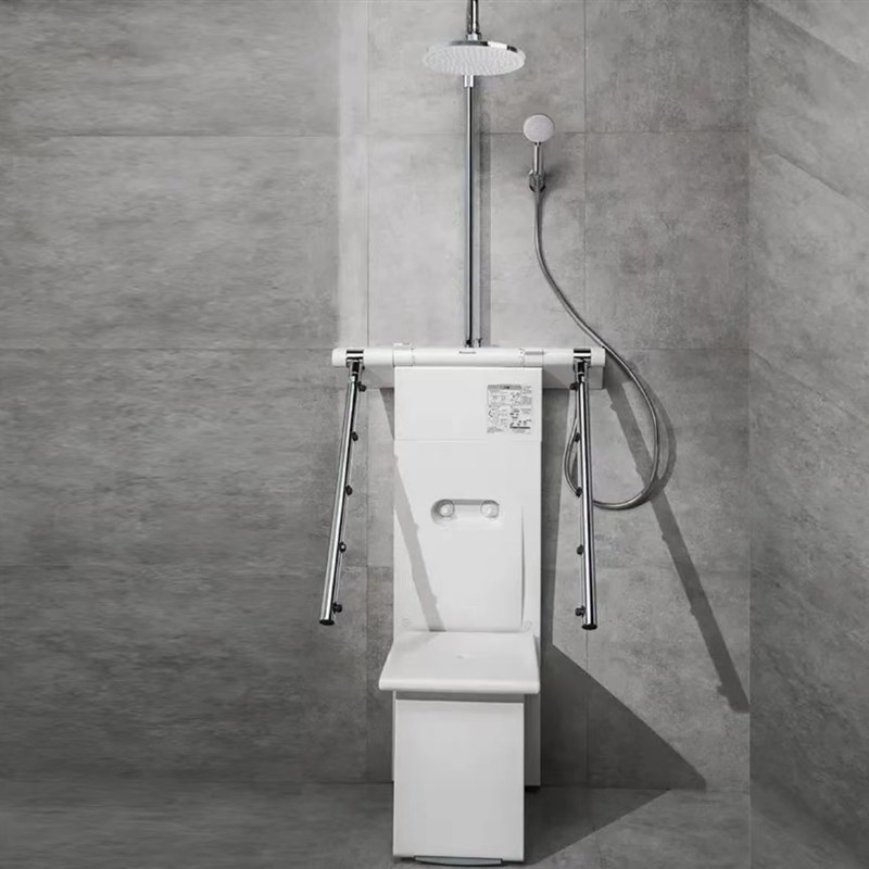 松下加舒式恒温座式淋浴器老人恒温花洒折叠座椅坐着洗澡壁挂洗浴