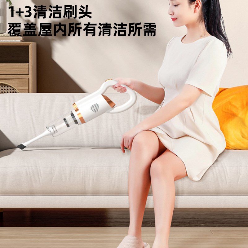 包邮吸尘器家用车用小型大吸力强力手持式多用猫毛地毯充电吸尘机