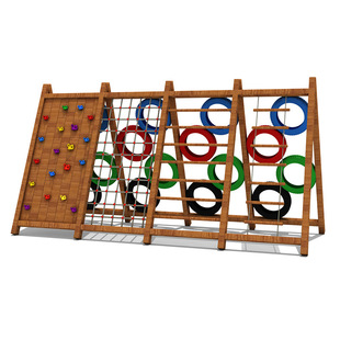 幼儿园游乐设施 儿童室外大型木质组合滑梯高档小区户外木制滑梯