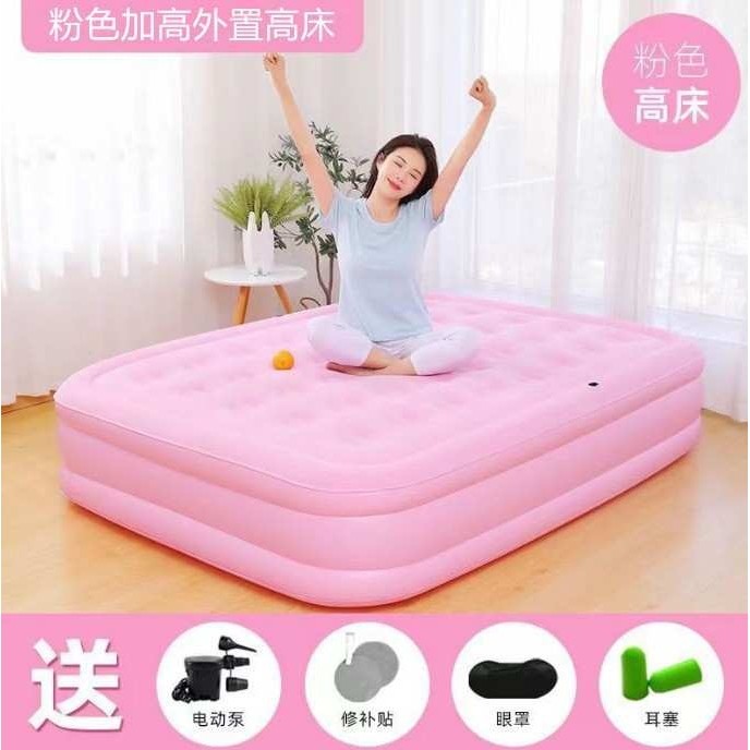 家用加大加厚充气床打地铺气垫床户外单人双人收纳折叠便捷懒人床,3C数码配件,USB灯,淘宝优惠券,粉丝福利购,淘宝优惠卷