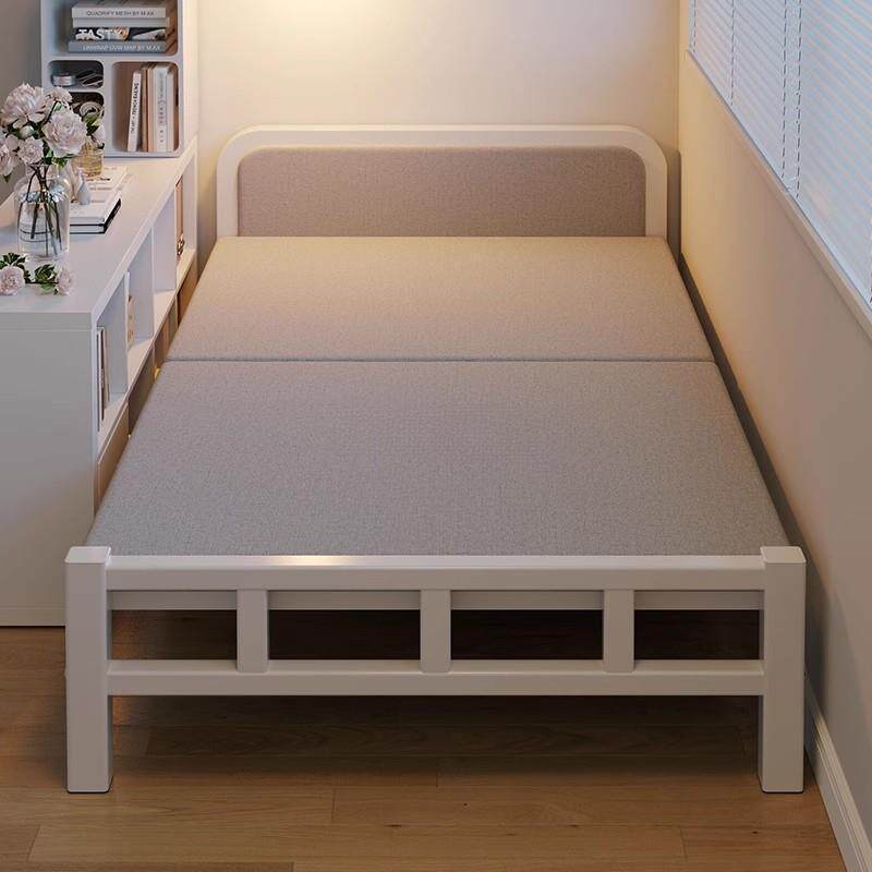 铁艺床家用单人床折叠床成人办公室简易床硬板床成人宿舍午休小床