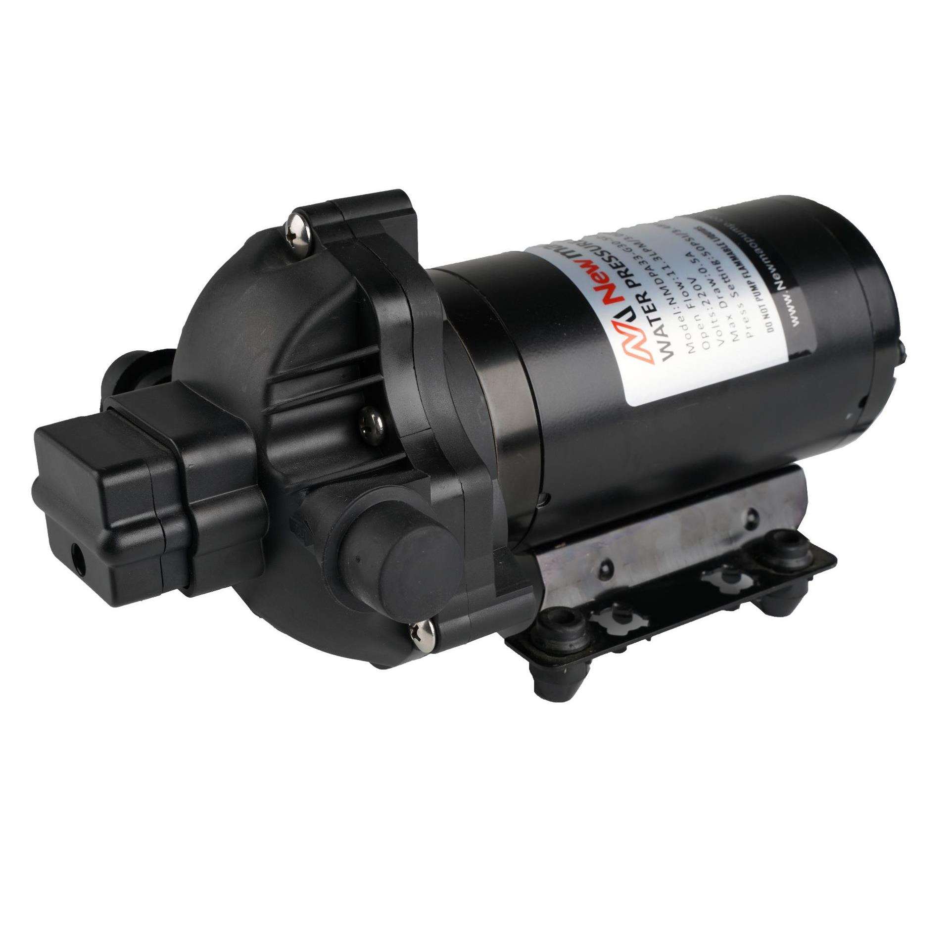 33款115V220V小型隔膜泵直流水泵船用车载电瓶自吸泵游艇房车泵