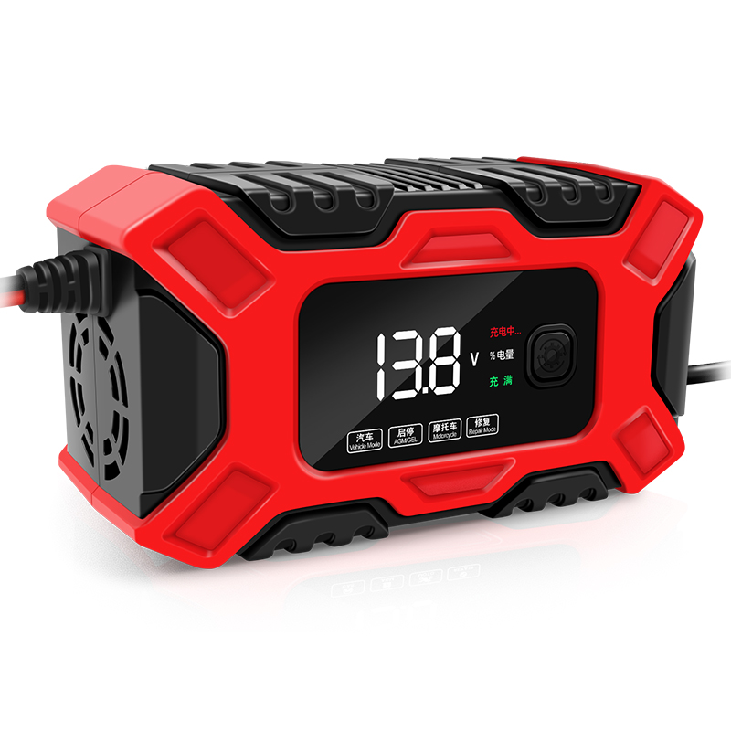 汽车电瓶充电器12v伏摩托车蓄电池纯铜全智能修复型全自动充电机