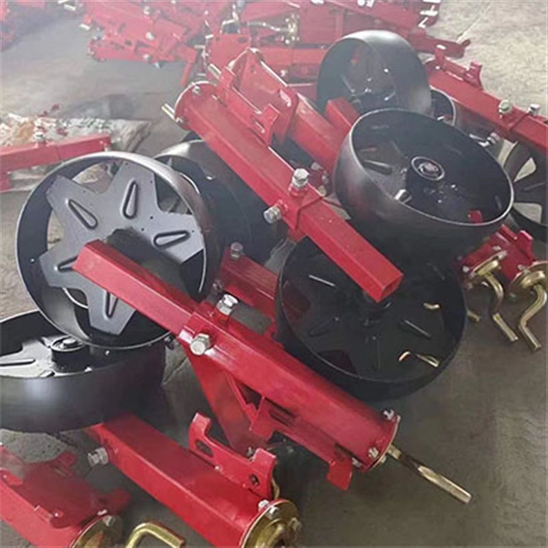 玉米播种机限深轮一对玉米播种机限位轮两边保持平衡轮子可调节