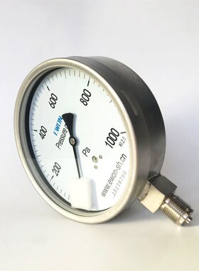 微压表 膜盒压力表 负压表 YE-150H -1000Pa~1000Pa 真空表