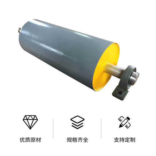 输送带强磁滚筒磁选机皮带强磁辊轴滚筒式半磁除铁吸铁分离器永磁