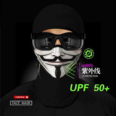 小丑毒液惩罚者骷髅户外骑行头盔男摩托车头套防风面罩女面巾围脖