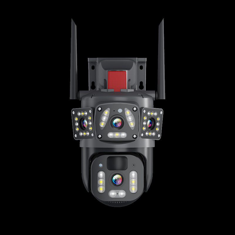 360度无线摄像头手机远程室外夜视家用4G太阳能监控器摄影无死角