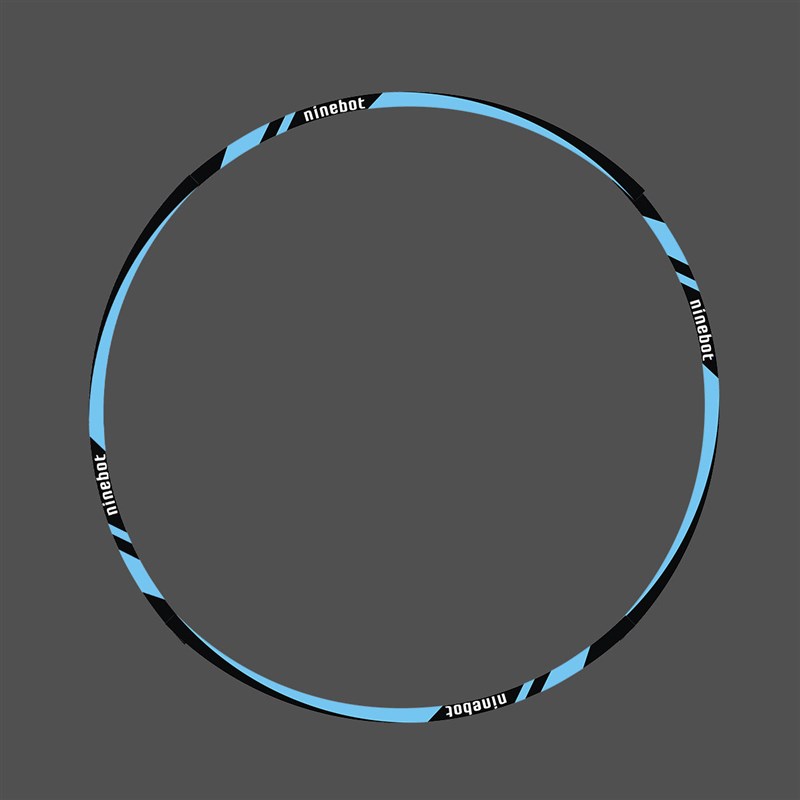 适用于九号电动车改装轮毂反光贴纸新新C40/C65/C90贴膜防水配件