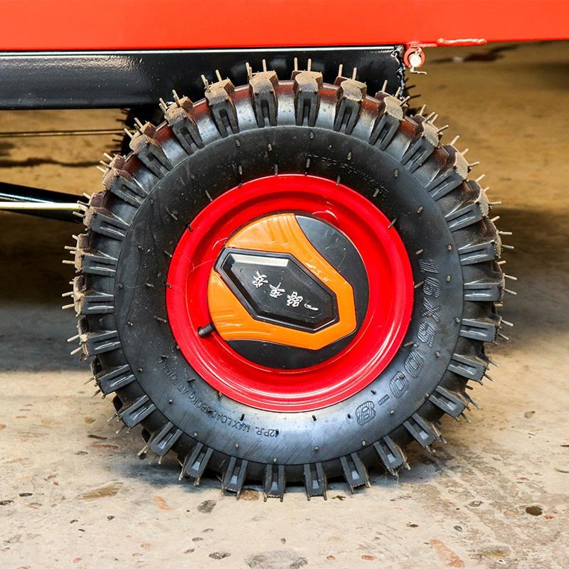 工地灰斗车柴油翻斗车工地三轮车农用搬运车建筑砂浆车汽油手推车